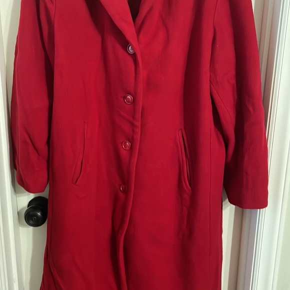 Vintage Red Coat - Stephanie Andrew's - 10P - Picture 4 of 15